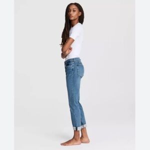RAG & BONE WOMENS DRE LOW RISE ANKLE LENGTH SLIM BOYFRIEND JEANS DENIM SIZE 24